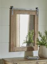 Lanie Antique Brown Accent Mirror - Gate FurnitureOther Products