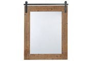 Lanie Antique Brown Accent Mirror - Gate FurnitureOther Products