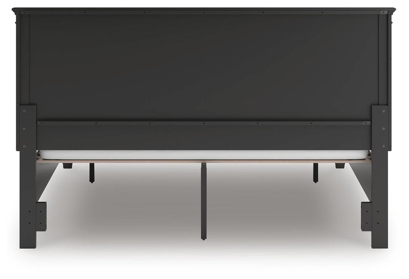 Lanolee Black California King Panel Storage Bed - B687B20