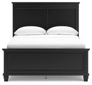 Lanolee Black Full Panel Bed and Chest - B687B12