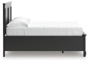 Lanolee Black Full Panel Storage Bed - B687B22
