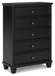 Lanolee Black Panel Bedroom Set - Gate FurnitureBedroom Set