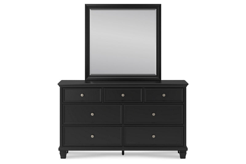 Lanolee Black Panel Bedroom Set - Gate FurnitureBedroom Set