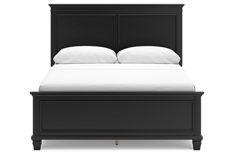 Lanolee Black Panel Bedroom Set - Gate FurnitureBedroom Set