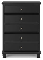 Lanolee Black Panel Bedroom Set - Gate FurnitureBedroom Set