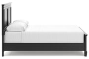 Lanolee Black Queen Panel Bed - Gate FurnitureQueen Bed
