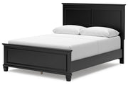 Lanolee Black Queen Panel Bed - Gate FurnitureQueen Bed