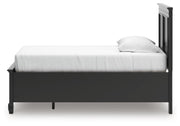 Lanolee Black Twin Panel Storage Bed - B687B21