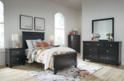 Lanolee Black Youth Panel Bedroom Set - Gate FurnitureYouth Bedroom Set
