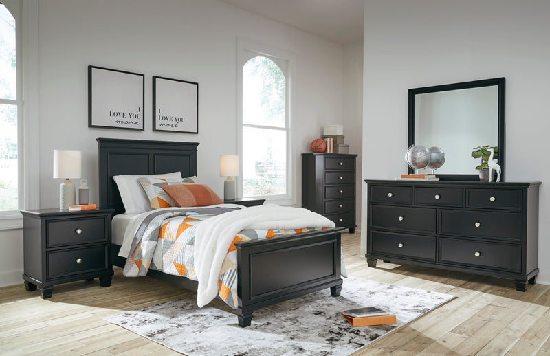 Lanolee Black Youth Panel Bedroom Set - Gate FurnitureYouth Bedroom Set