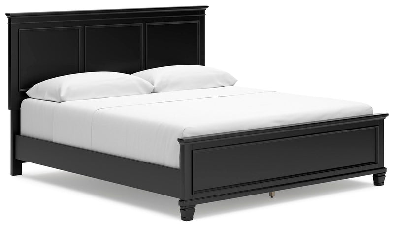 Lanolee California King Panel Bed, Dresser, Chest and 2 Nightstands - B687B32