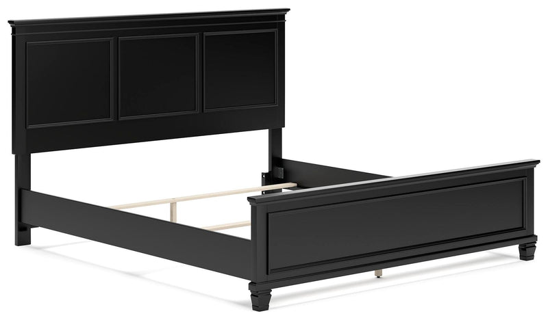 Lanolee California King Panel Bed, Dresser, Chest and 2 Nightstands - B687B32
