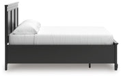 Lanolee California King Panel Storage Bed and Dresser in Black - PKG023922