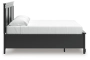 Lanolee King Panel Storage Bed, Dresser and Chest in Black - PKG023921