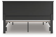 Lanolee King Panel Storage Bed, Dresser and Chest in Black - PKG023921