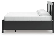 Lanolee King Panel Storage Bed, Dresser and Chest in Black - PKG023921