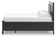 Lanolee Queen Panel Storage Bed and Dresser in Black - PKG023912