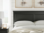 Lanolee Queen Panel Storage Bed, Dresser and Nightstand in Black - PKG023915