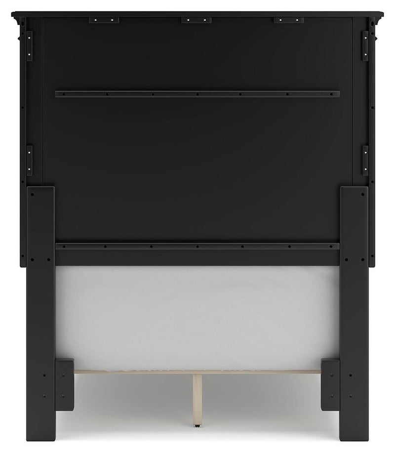 Lanolee Twin Panel Bed and Chest - B687B30