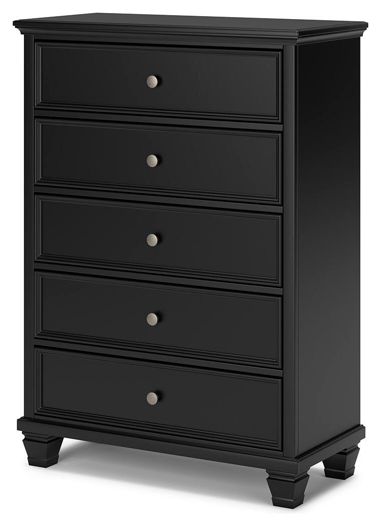 Lanolee Twin Panel Bed and Chest - B687B30