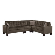 Lantana New Chocolate Reversible Sectional - Gate FurnitureSectional