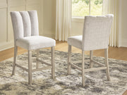 Larawyn Bisque Counter Height Barstool, Set of 2 - PCD575-124