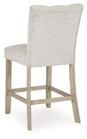 Larawyn Bisque Counter Height Barstool, Set of 2 - PCD575-124