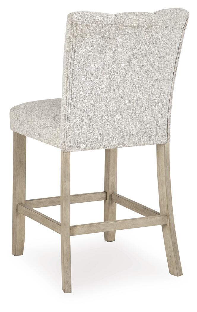 Larawyn Bisque Counter Height Barstool, Set of 2 - PCD575-124