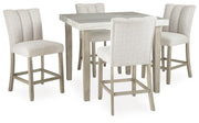 Larawyn Counter Height Dining Table and 4 Barstools - PCD575D2