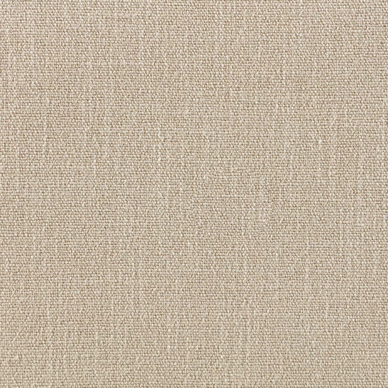 Larea Linen Textured Fabric Upholstered Ottoman in Beige - 22068Beige