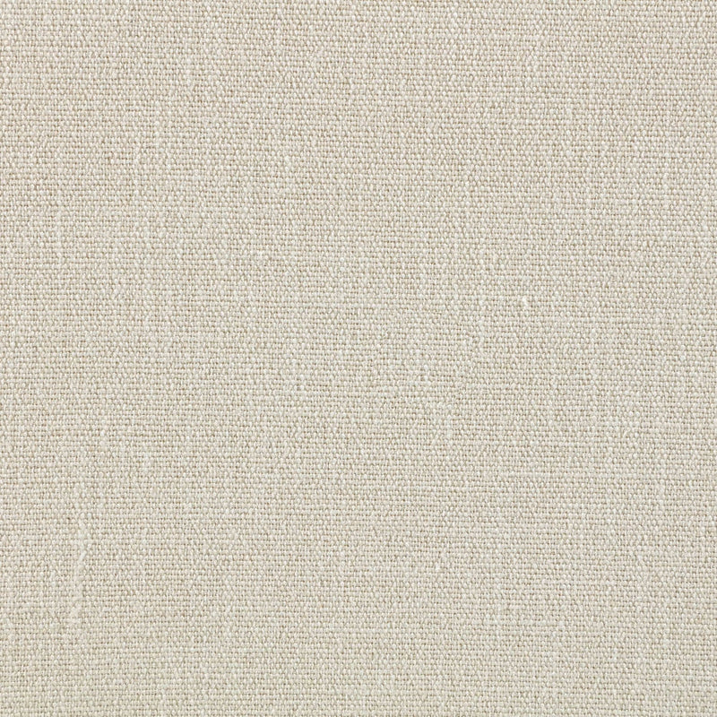 Larea Linen Textured Fabric Upholstered Ottoman in Cream - 22068Cream