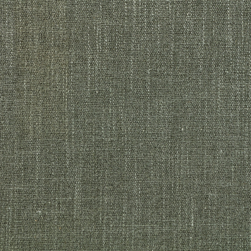 Larea Linen Textured Fabric Upholstered Ottoman in Olive - 22067Olive