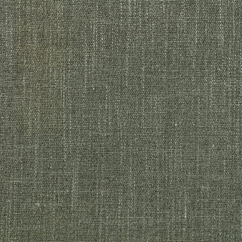 Larea Linen Textured Fabric Upholstered Ottoman in Olive - 22069Olive