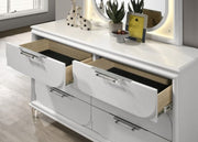 Lareina Pearl White Dresser - FM72081WH-D