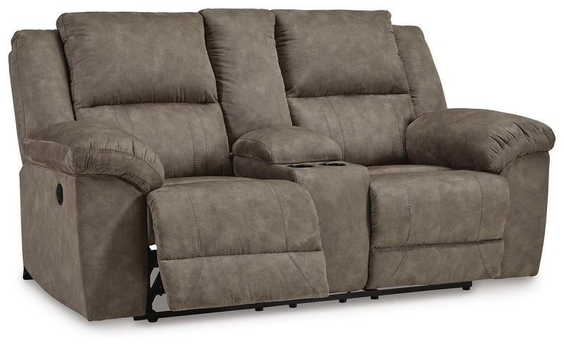 Laresview Fossil Reclining Loveseat and Oversized Recliner - 37203U2
