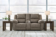 Laresview Fossil Reclining Loveseat and Oversized Recliner - 37203U2