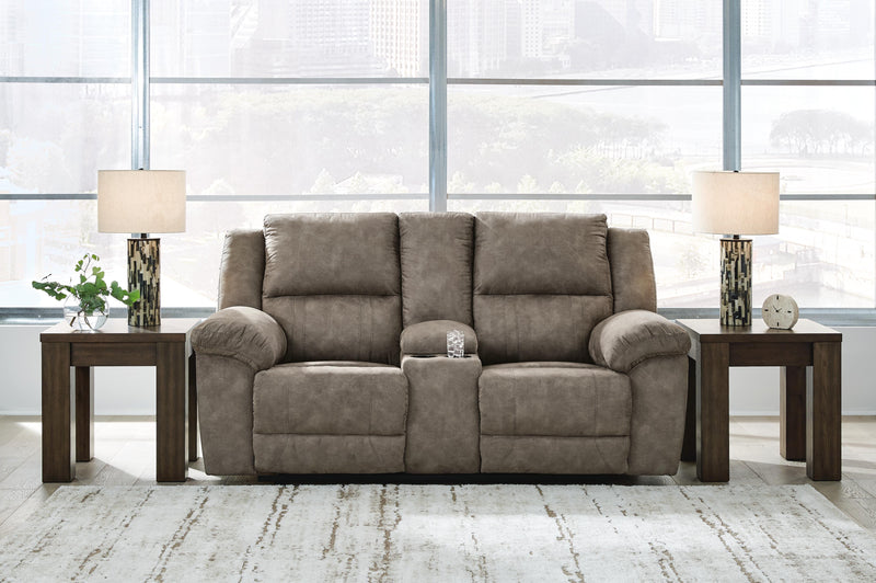 Laresview Fossil Reclining Loveseat and Oversized Recliner - 37203U2