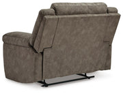 Laresview Fossil Reclining Loveseat and Oversized Recliner - 37203U2