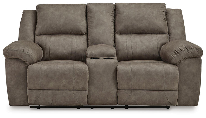 Laresview Fossil Reclining Loveseat and Oversized Recliner - 37203U2