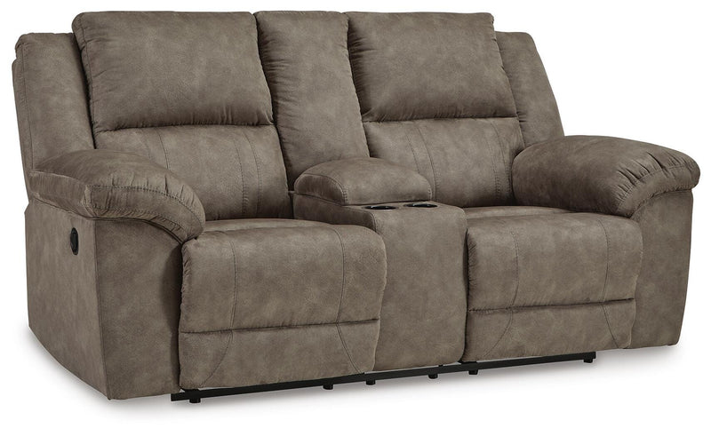 Laresview Fossil Reclining Loveseat and Oversized Recliner - 37203U2