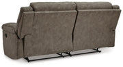 Laresview Fossil Reclining Sofa and Oversized Recliner - 37203U3