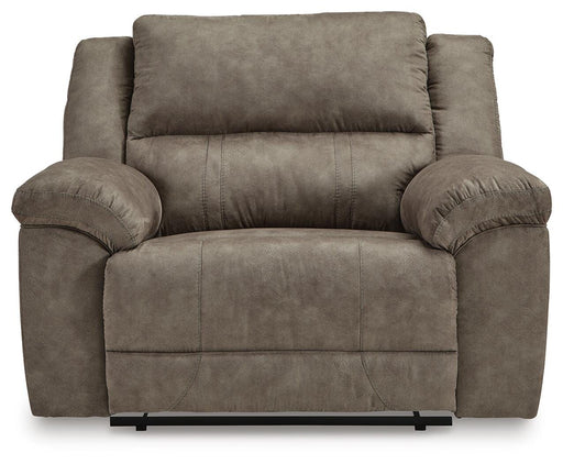 Laresview Fossil Reclining Sofa and Oversized Recliner - 37203U3