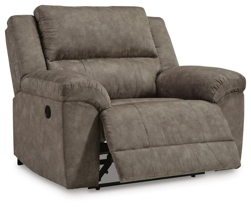 Laresview Fossil Reclining Sofa and Oversized Recliner - 37203U3