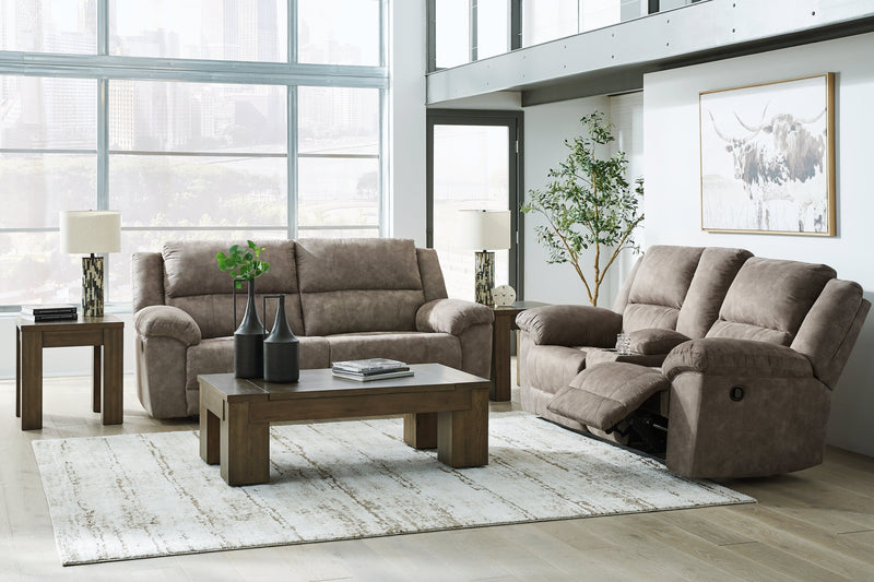 Laresview Sofa and Loveseat in Fossil from Ashley - Luna Furniture