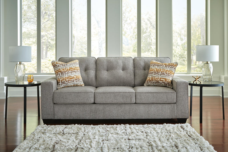 Larimer Sofa and Loveseat in Iron - PKG024688