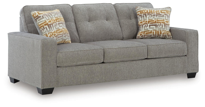 Larimer Sofa and Loveseat in Iron - PKG024688