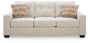 Larimer Sofa and Loveseat in Stone - PKG024687