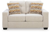 Larimer Sofa and Loveseat in Stone - PKG024687