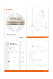 Larissa Ivory Boucle Loveseat - Gate FurnitureLoveseat
