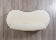 Larissa Ivory Boucle Loveseat - Gate FurnitureLoveseat